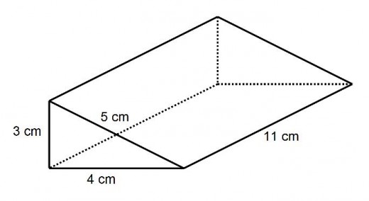 triangular prism surface area